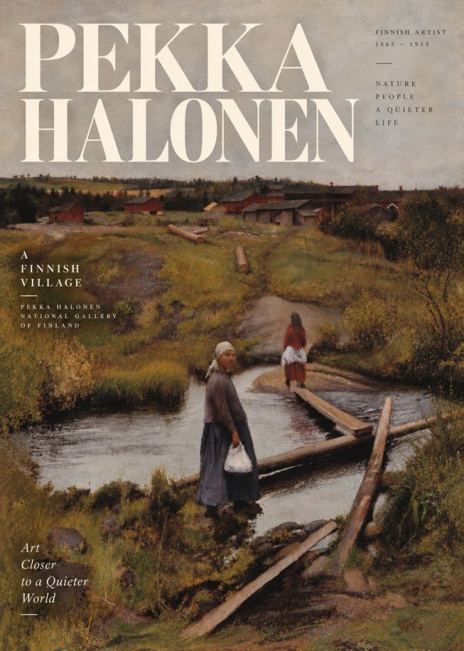 Pekka Halonen A Finnish Village No3 - Poszter