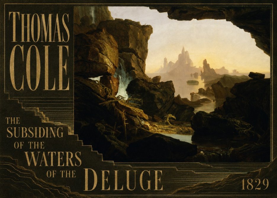 Thomas Cole The Subsiding of the Waters of the Deluge II No5 - Poszter