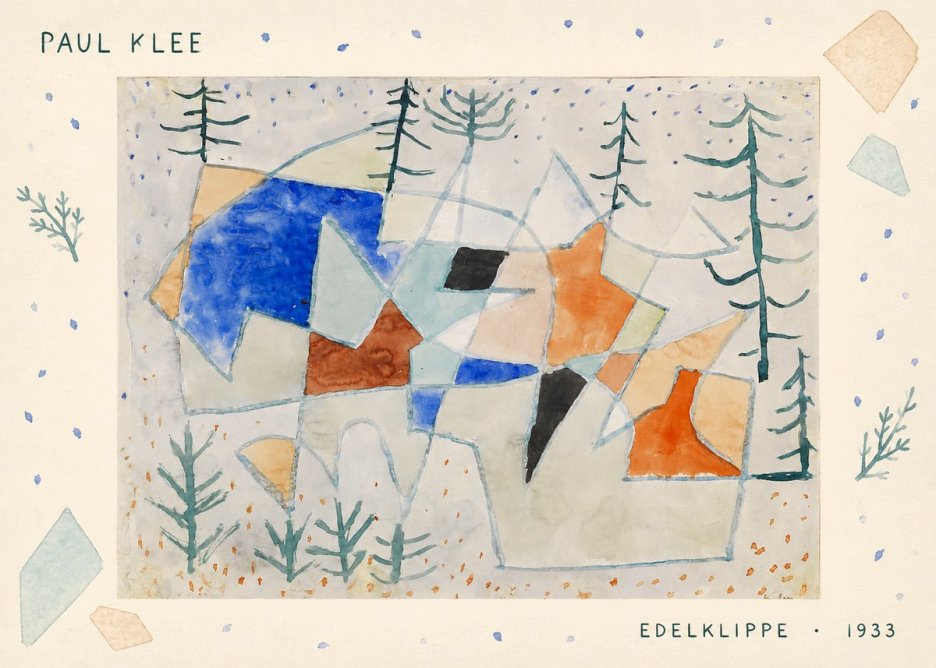 Paul Klee Edelklippe No5 - Poszter