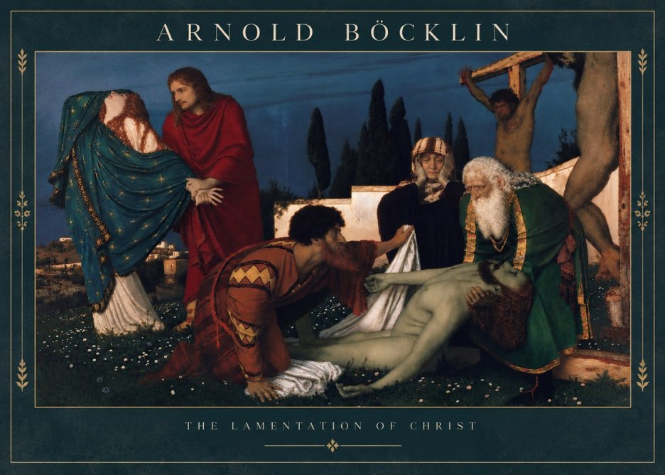 Arnold Böcklin The Lamentation of Christ No6 - Poszter