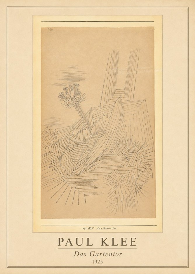 Paul Klee Das Gartentor II No1 - Poszter