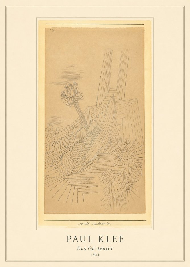 Paul Klee Das Gartentor II No5 - Poszter