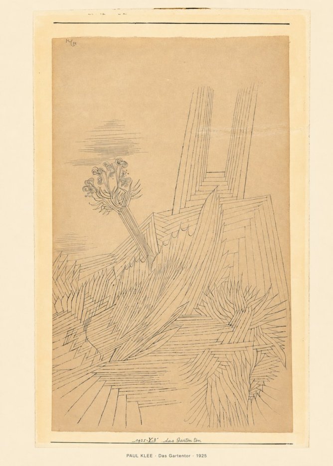 Paul Klee Das Gartentor II No6 - Poszter