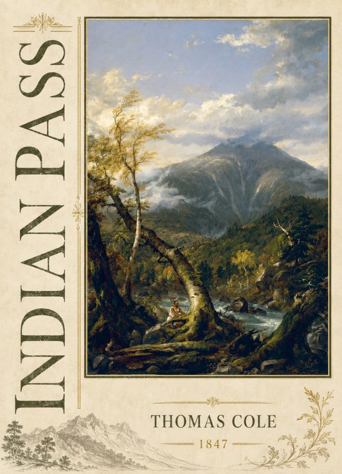Thomas Cole Indian Pass II No2 - Poszter
