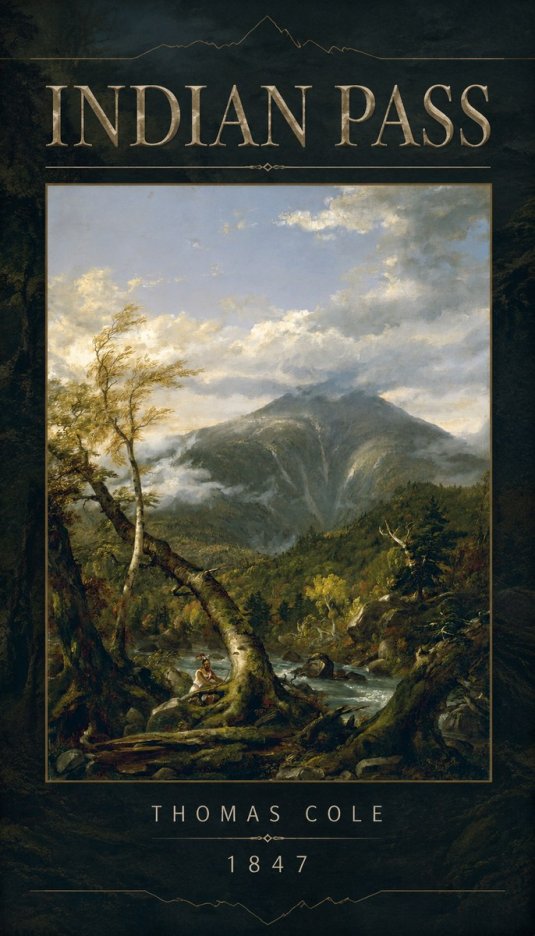 Thomas Cole Indian Pass II No3 - Poszter