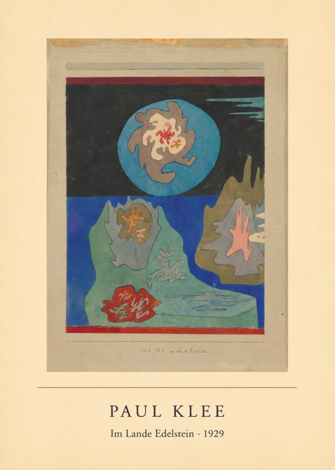 Paul Klee Im Lande Edelstein No3 - Poszter
