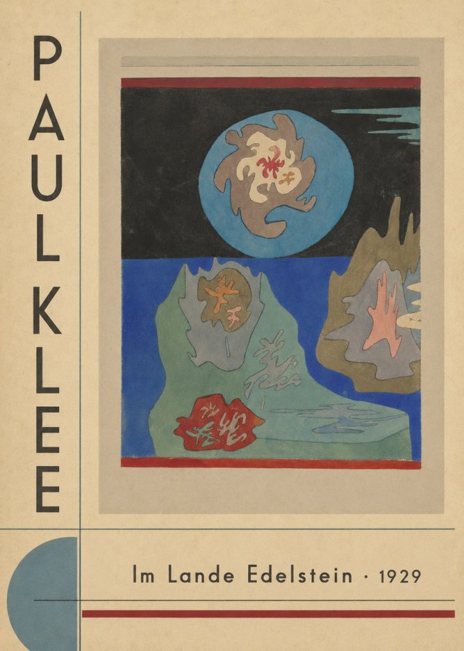 Paul Klee Im Lande Edelstein No5 - Poszter