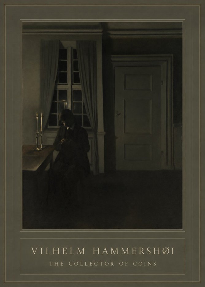 Vilhelm Hammershøi The Collector of Coins No1 - Poszter
