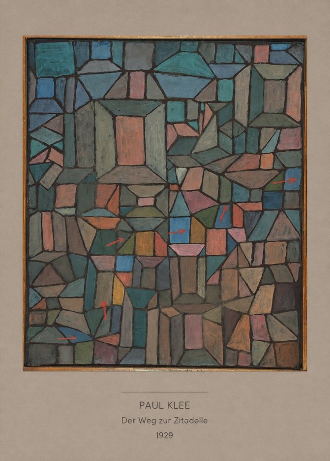 Paul Klee Der Weg Zur Zitadelle No6 - Poszter