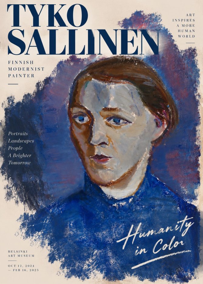 Tyko Sallinen Portrait II No3 - Poszter