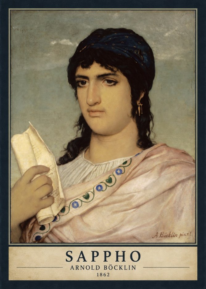 Arnold Böcklin Sappho No4 - Poszter