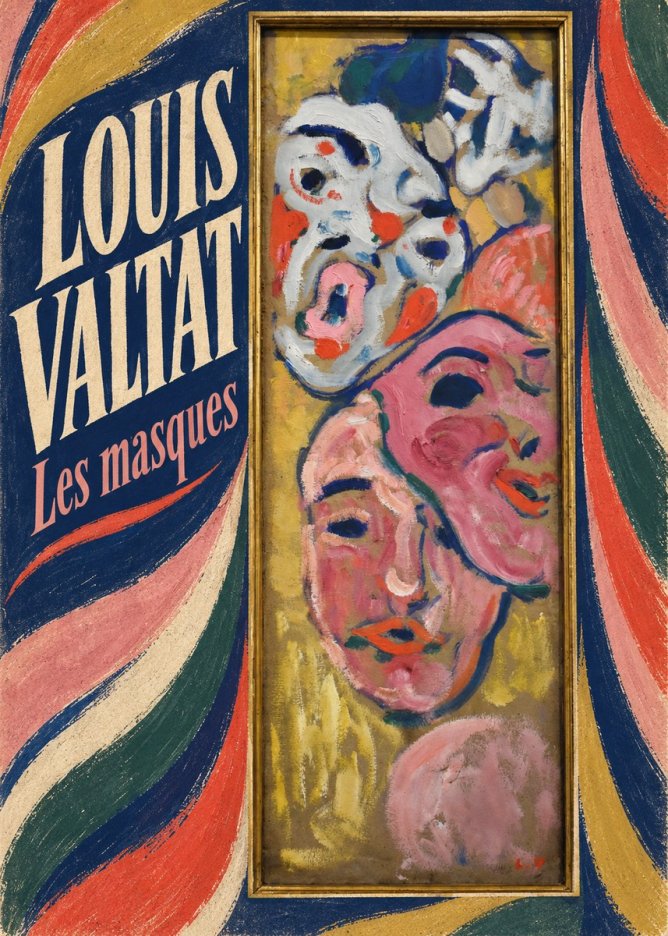 Louis Valtat Les Masques No6 - Poszter