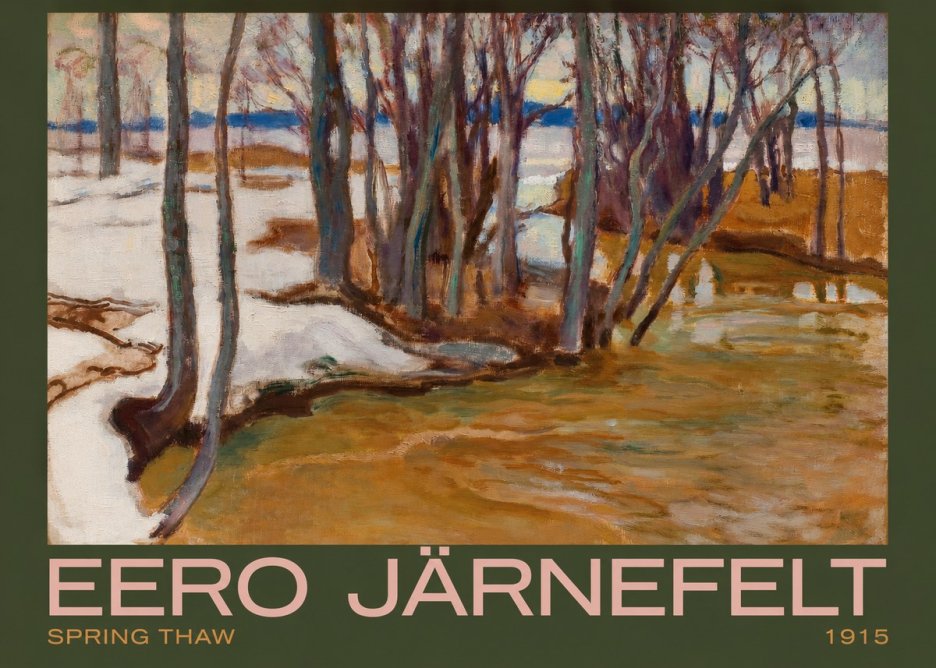 Eero Järnefelt Spring Thaw No2 - Poszter