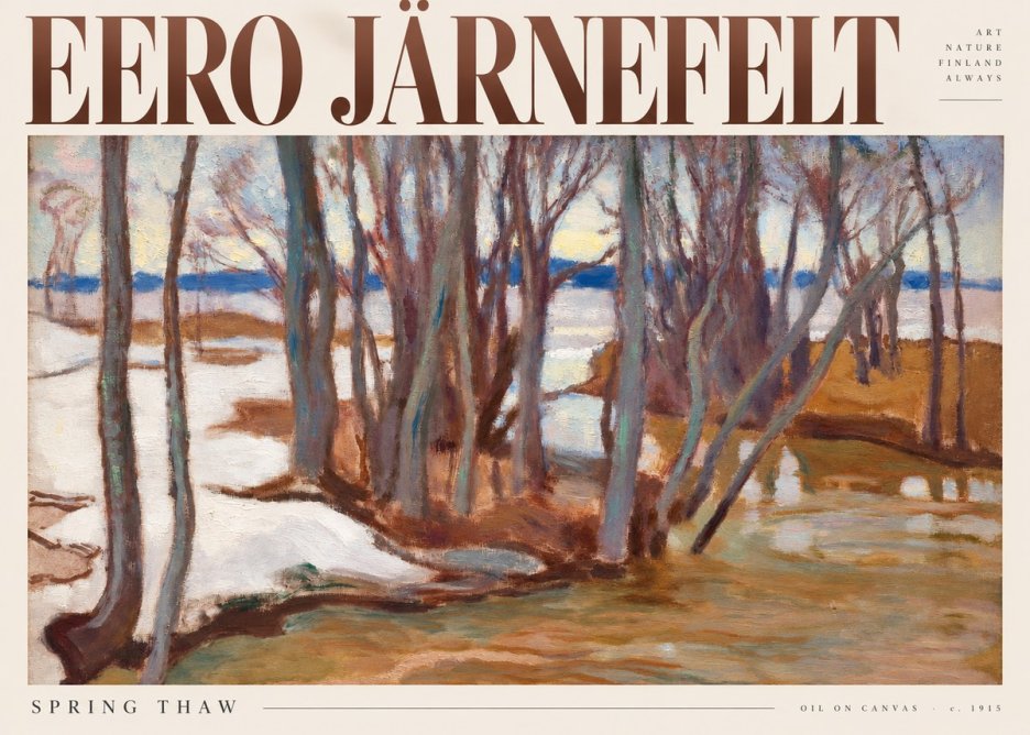 Eero Järnefelt Spring Thaw No5 - Poszter