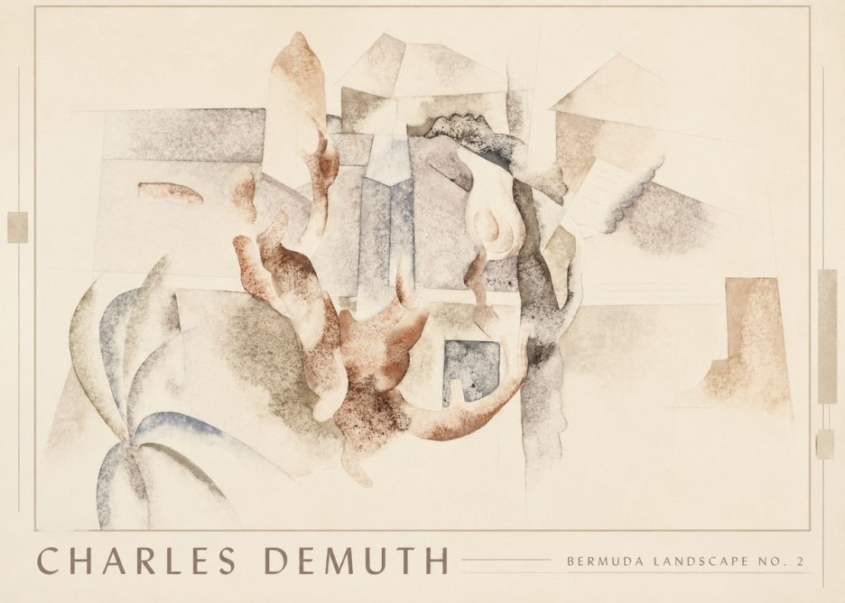 Charles Demuth Bermuda Landscape No. 2 No1 - Poszter