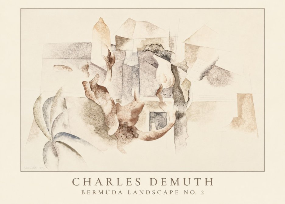 Charles Demuth Bermuda Landscape No. 2 No4 - Poszter