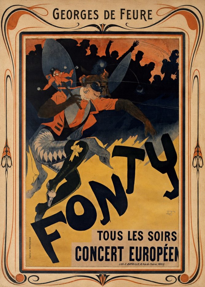 Georges de Feure Fonty III No1 - Poszter