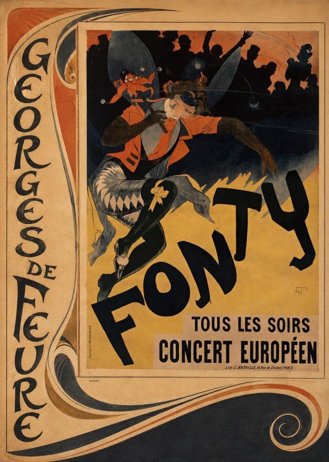 Georges de Feure Fonty III No2 - Poszter