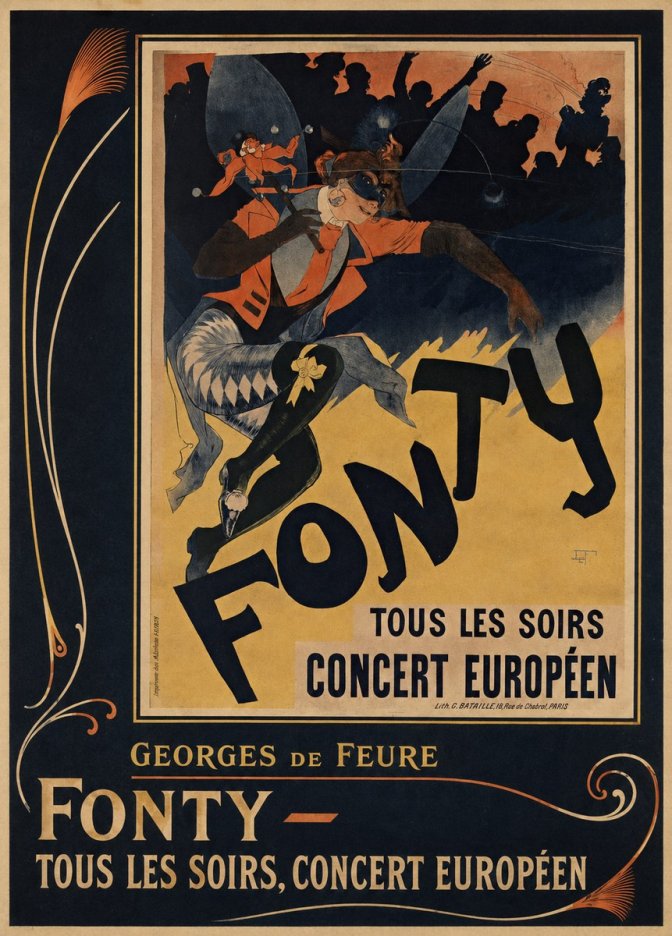 Georges de Feure Fonty III No6 - Poszter
