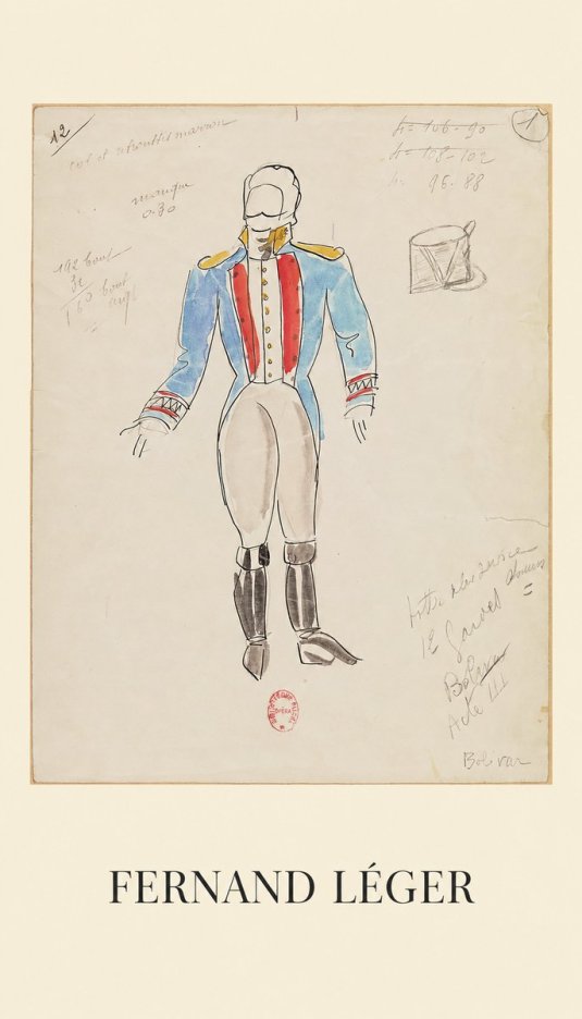 Fernand Léger Bolivar Acte Iii No6 - Poszter