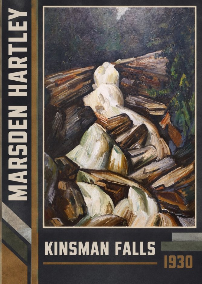 Marsden Hartley Kinsman Falls No2 - Poszter