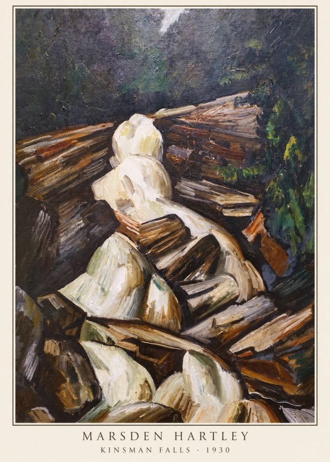 Marsden Hartley Kinsman Falls No6 - Poszter