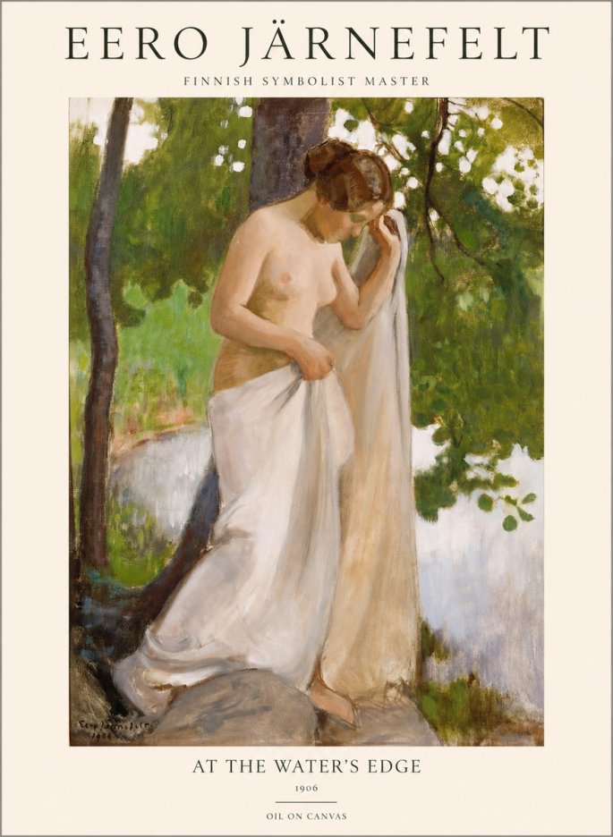 Eero Järnefelt At the Water's Edge No1 - Poszter