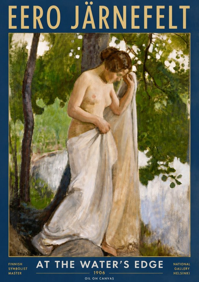 Eero Järnefelt At the Water's Edge No6 - Poszter