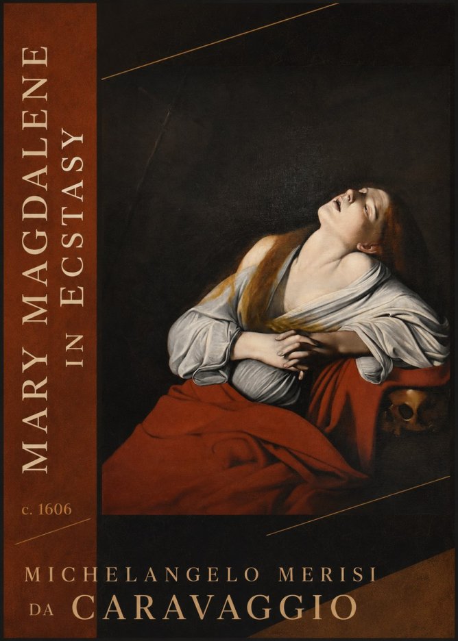 Michelangelo Merisi da Caravaggio Mary Magdalene in Ecstasy No2 - Poszter