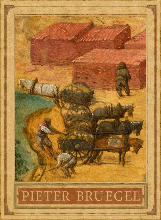 Pieter Bruegel The Brickmakers No1 - Poszter