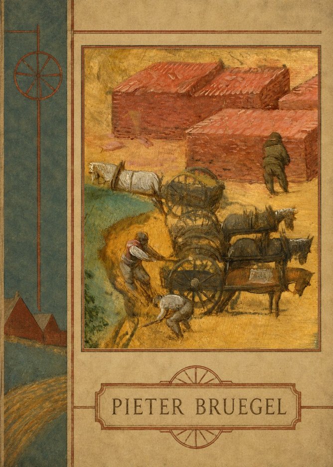 Pieter Bruegel The Brickmakers No2 - Poszter