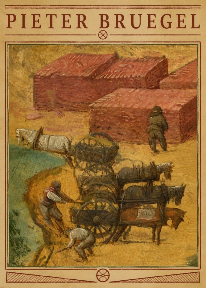 Pieter Bruegel The Brickmakers No3 - Poszter