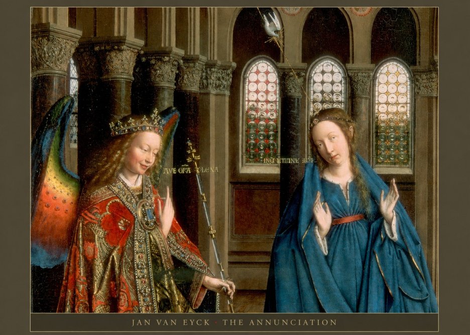 Jan van Eyck The Annunciation II No4 - Poszter
