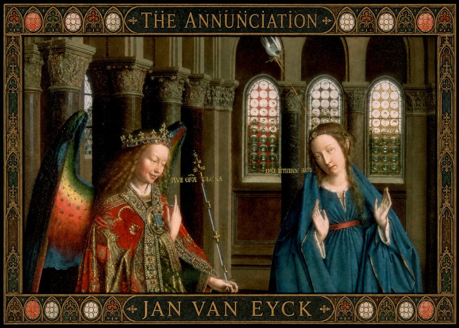 Jan van Eyck The Annunciation II No6 - Poszter