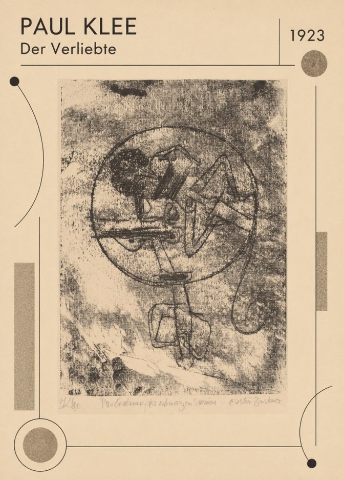 Paul Klee Der Verliebte III No1 - Poszter