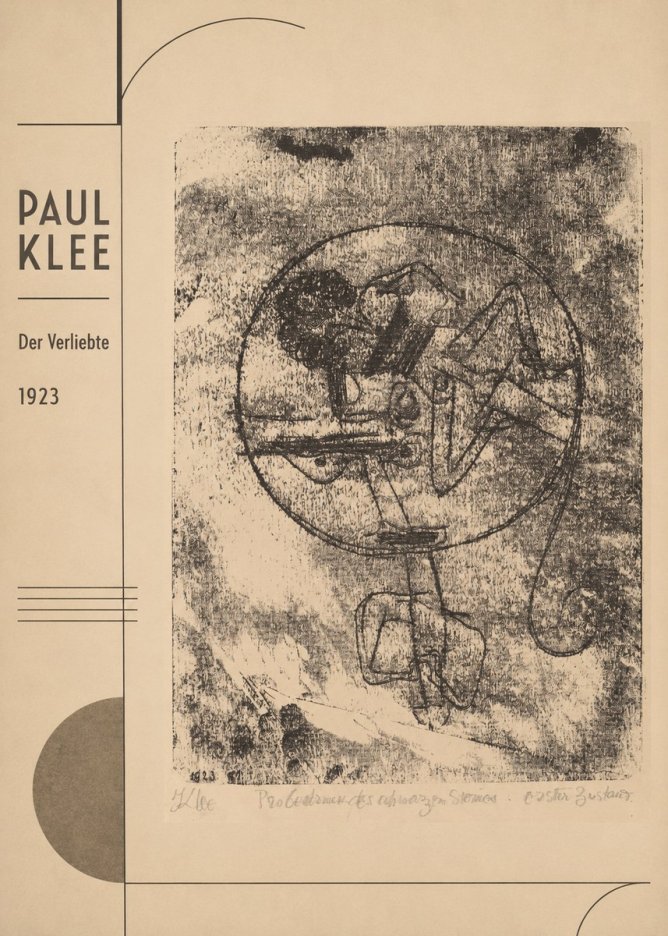 Paul Klee Der Verliebte III No2 - Poszter