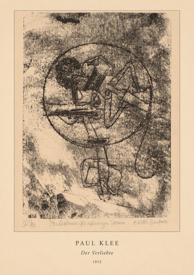 Paul Klee Der Verliebte III No4 - Poszter