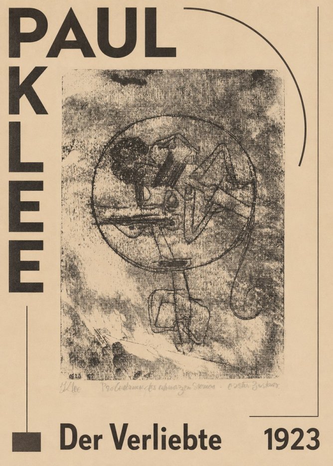 Paul Klee Der Verliebte III No5 - Poszter
