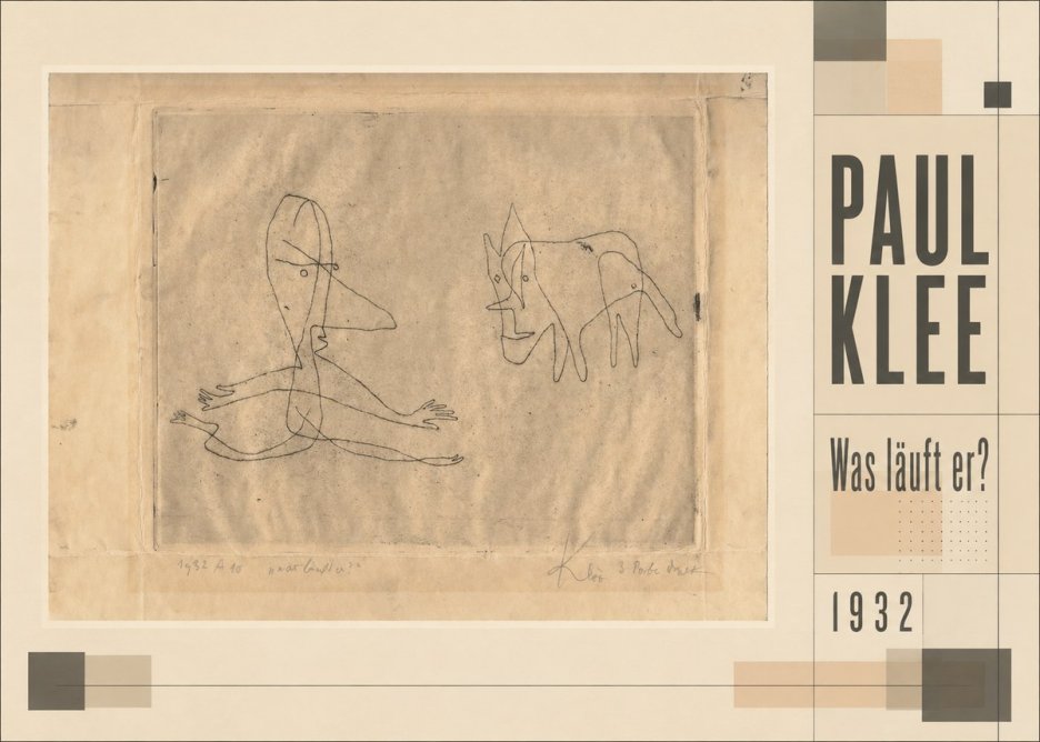 Paul Klee Was Läuft Er? No3 - Poszter