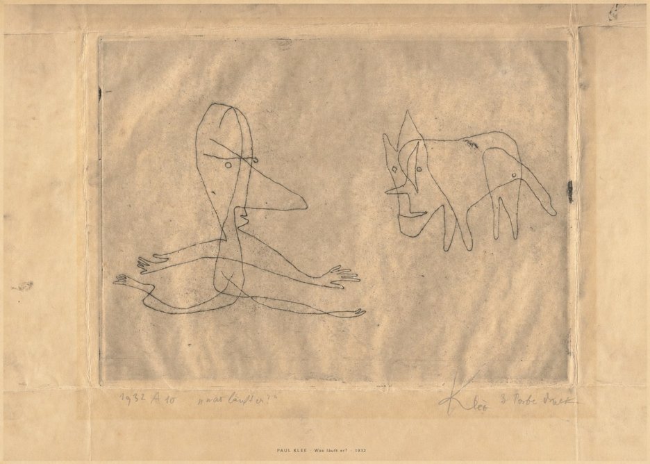 Paul Klee Was Läuft Er? No6 - Poszter