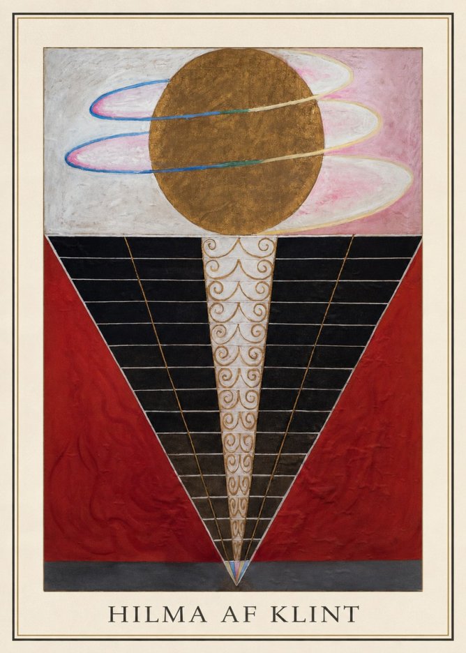 Hilma af Klint The Ten Largest, No. 1, Childhood II No1 - Poszter
