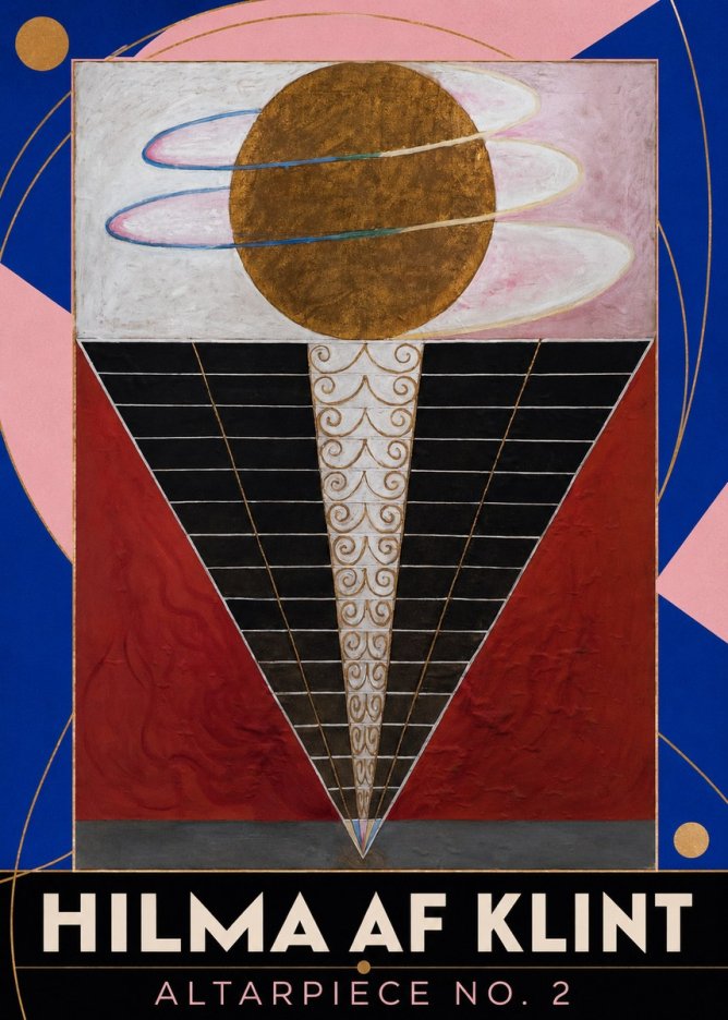 Hilma af Klint The Ten Largest, No. 1, Childhood II No6 - Poszter