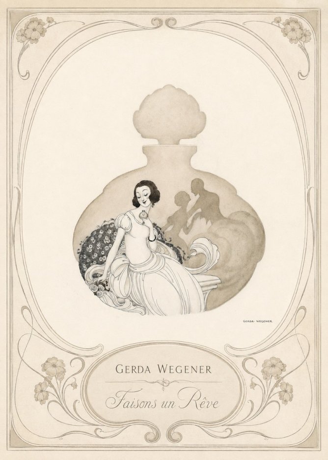 Gerda Wegener Faisons Un Rêve No3 - Poszter