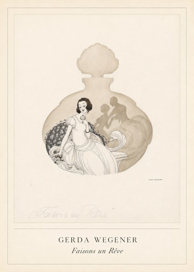 Gerda Wegener Faisons Un Rêve No4 - Poszter