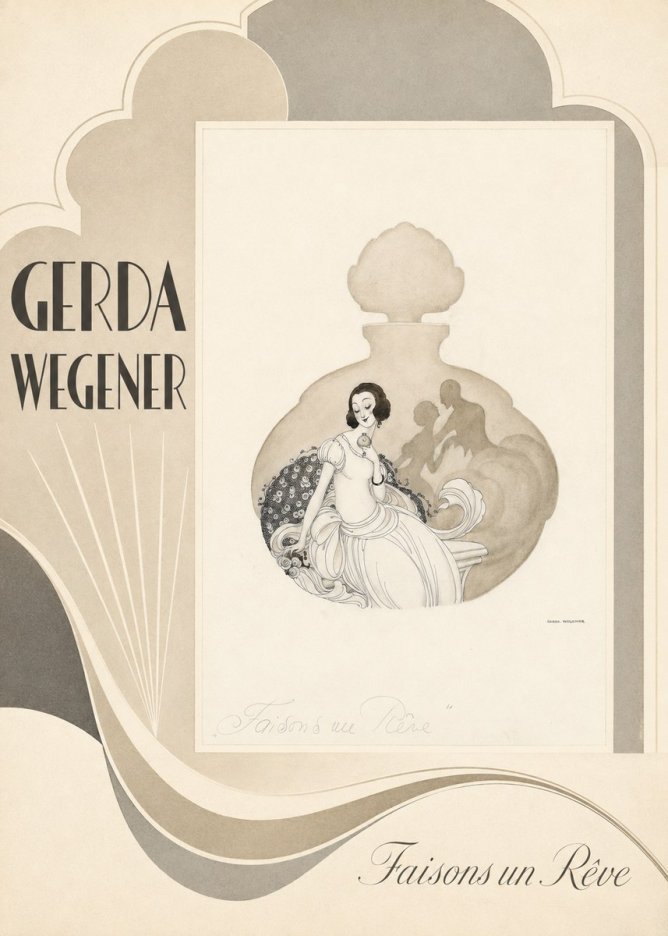 Gerda Wegener Faisons Un Rêve No5 - Poszter