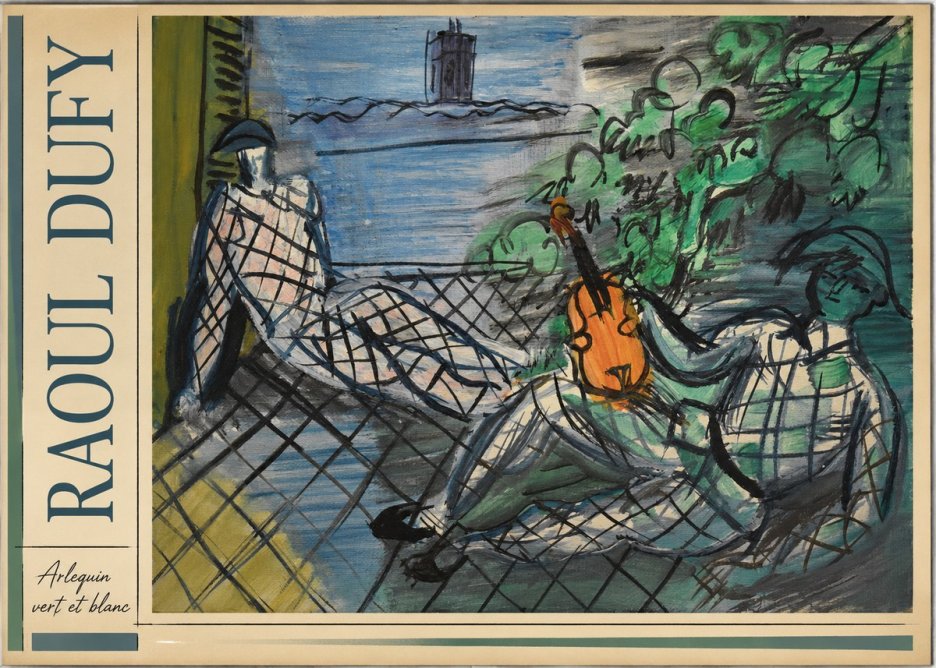 Raoul Dufy Arlequin Vert Et Blanc No2 - Poszter