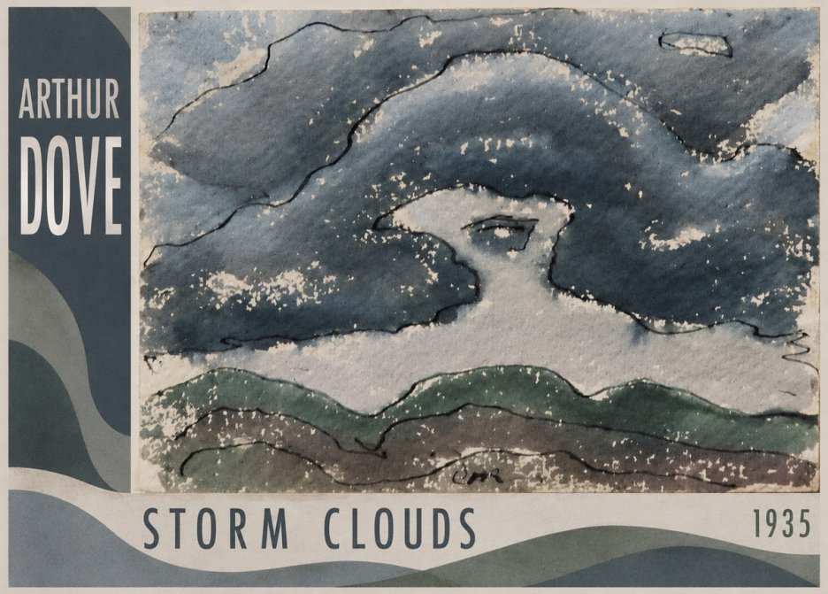 Arthur Dove Storm Clouds No2 - Poszter