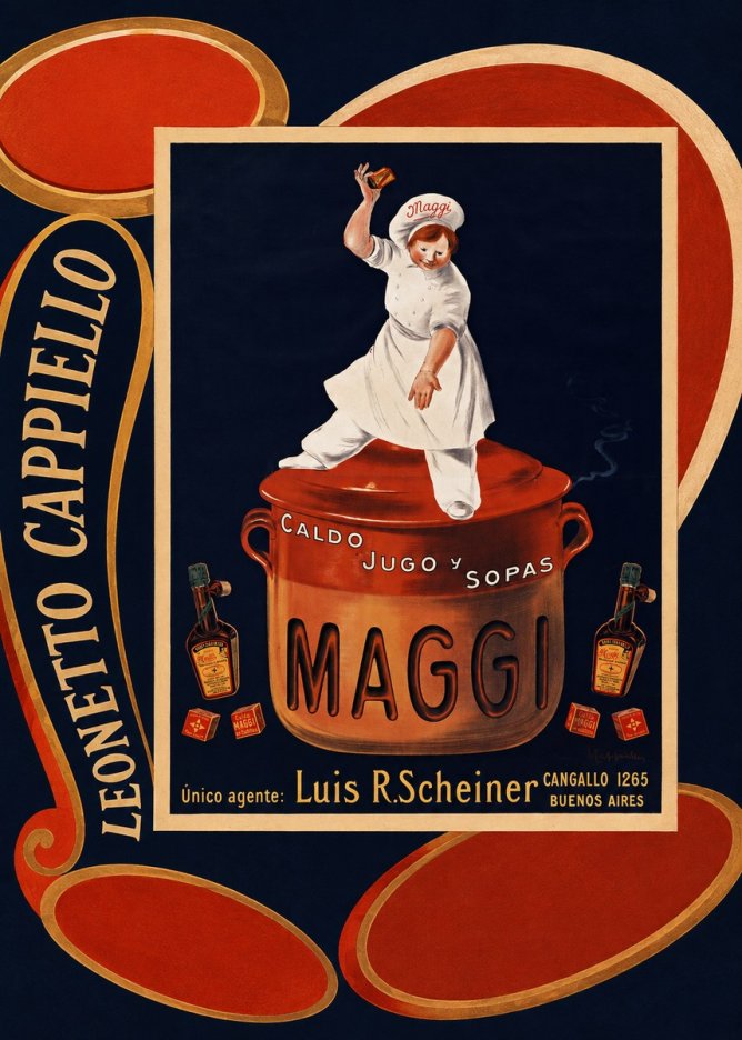 Leonetto Cappiello Maggi No4 - Poszter
