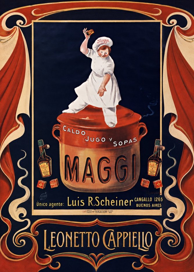 Leonetto Cappiello Maggi No5 - Poszter
