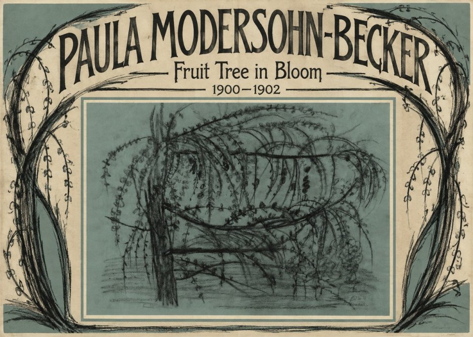 Paula Modersohn-Becker Fruit Tree in Bloom No4 - Poszter